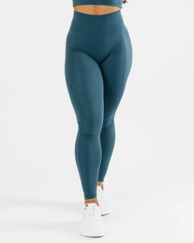 Alphalux Force 30" Legging - Petrol Blue sold by Alphalete