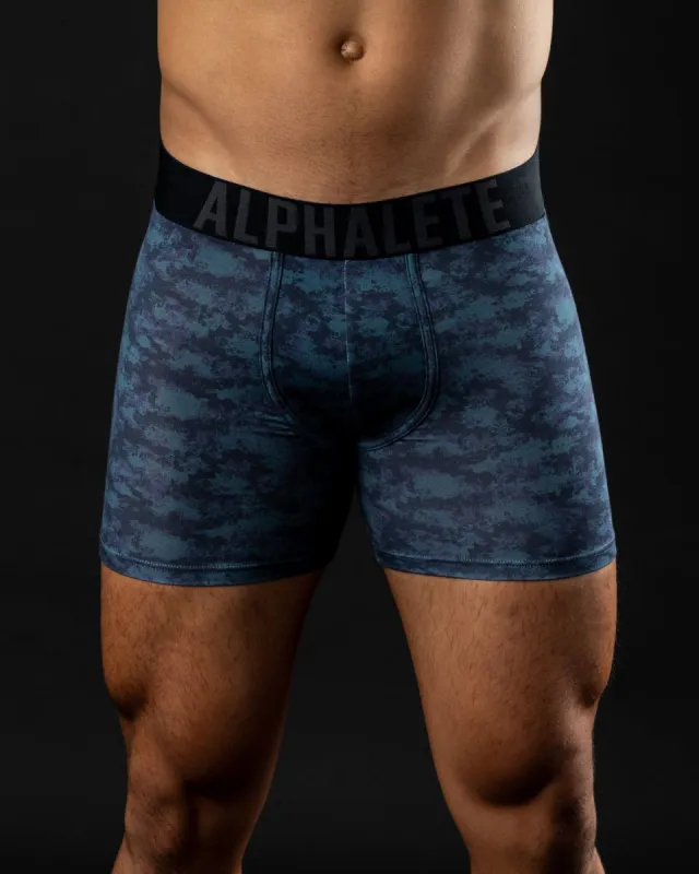Premium Boxer Brief - Dark Water Camo sold by Alphalete