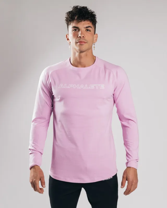 Outlined Performance LS Tee - Bloom sold by Alphalete