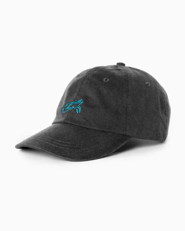 Manifested Wolf Head Dad Hat - Vintage Black sold by Alphalete
