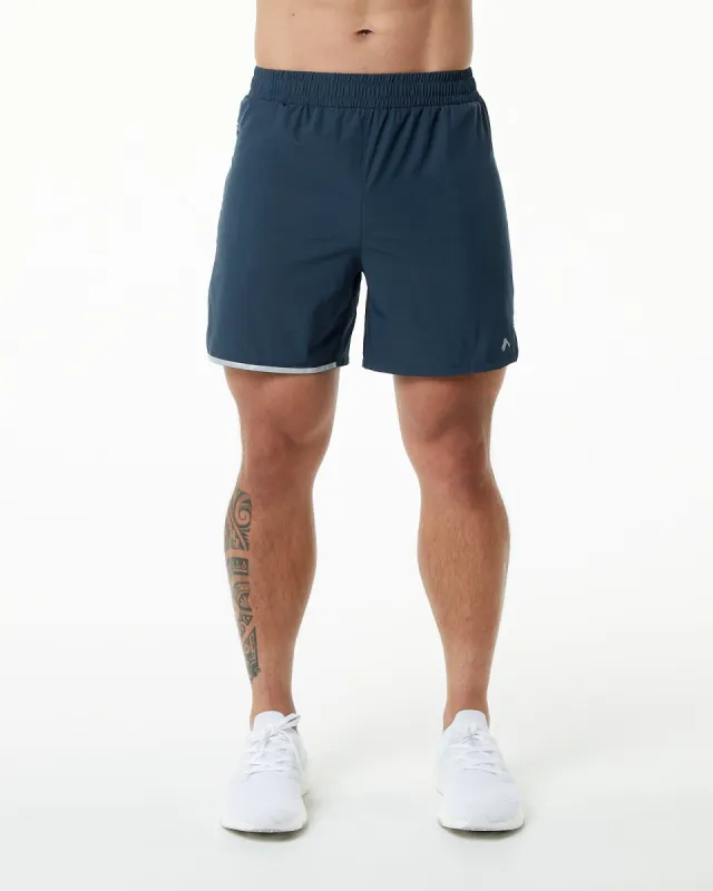 Stride Short - Navy sold by Alphalete