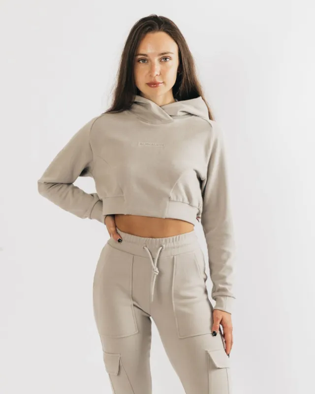 Identity Pro Crop Hoodie - String sold by Alphalete