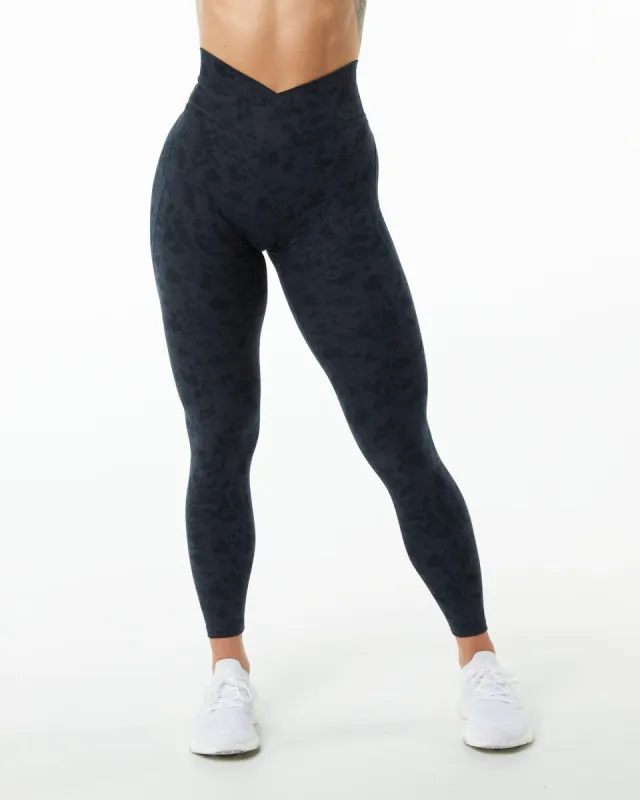 Surface Power Legging - Pebble Print Black sold by Alphalete
