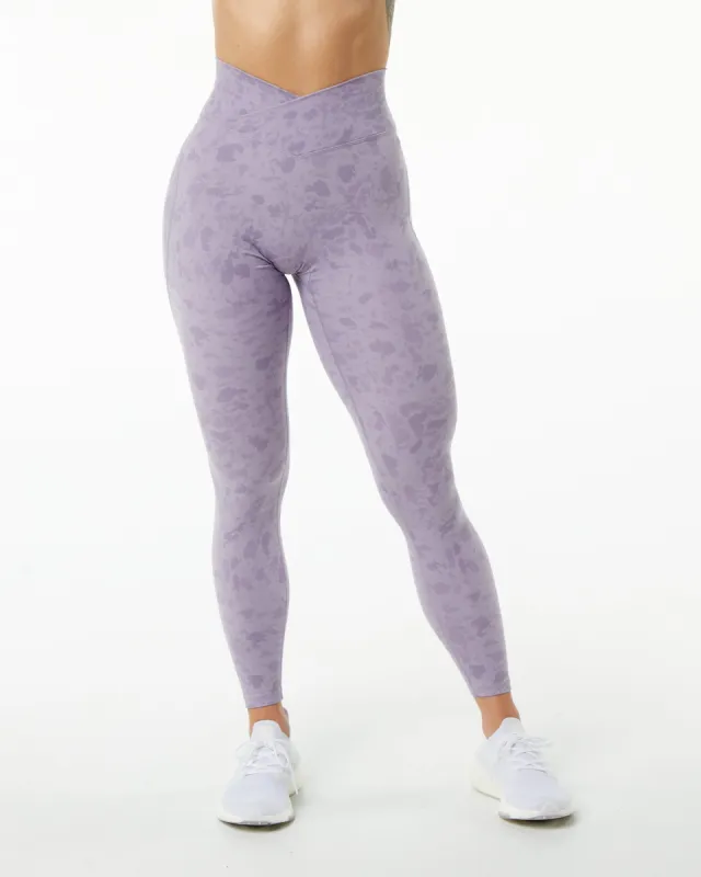 Surface Power Legging - Pebble Print Misty Lilac sold by Alphalete