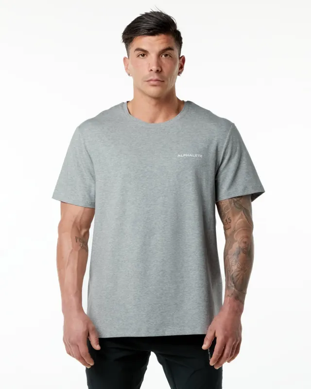 Classic Tee - Heather Grey sold by Alphalete