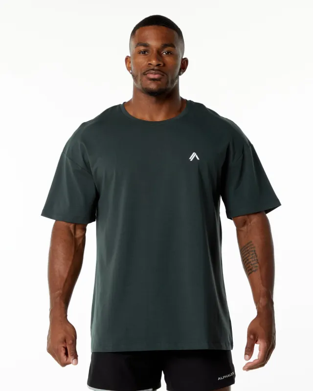 Emblem Tee - Hunter Green sold by Alphalete
