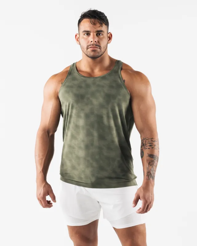 Racer Tank - Reseda Print sold by Alphalete