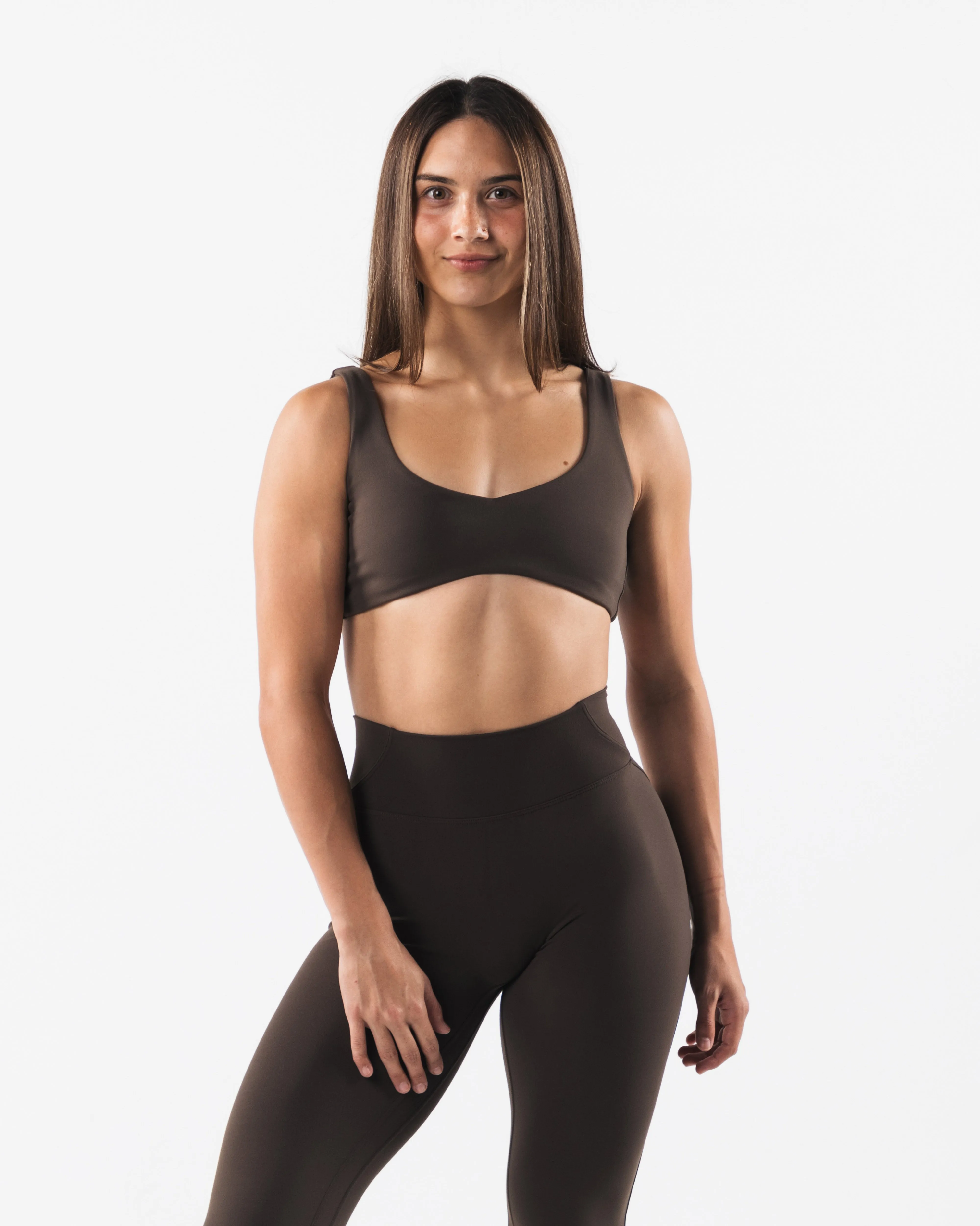 Aura Sculpt Bra - Cashmere sold by Alphalete
