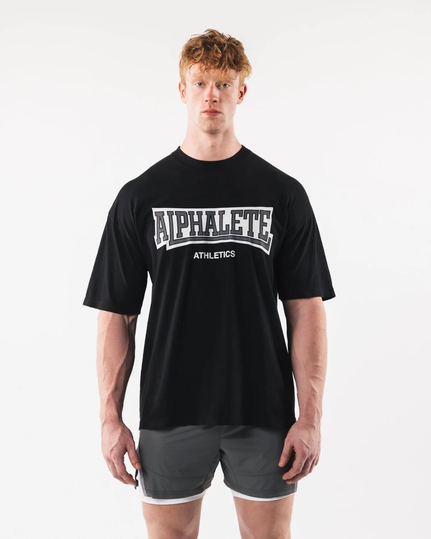 Varsity Tee - Black sold by Alphalete product image thumbnail 2