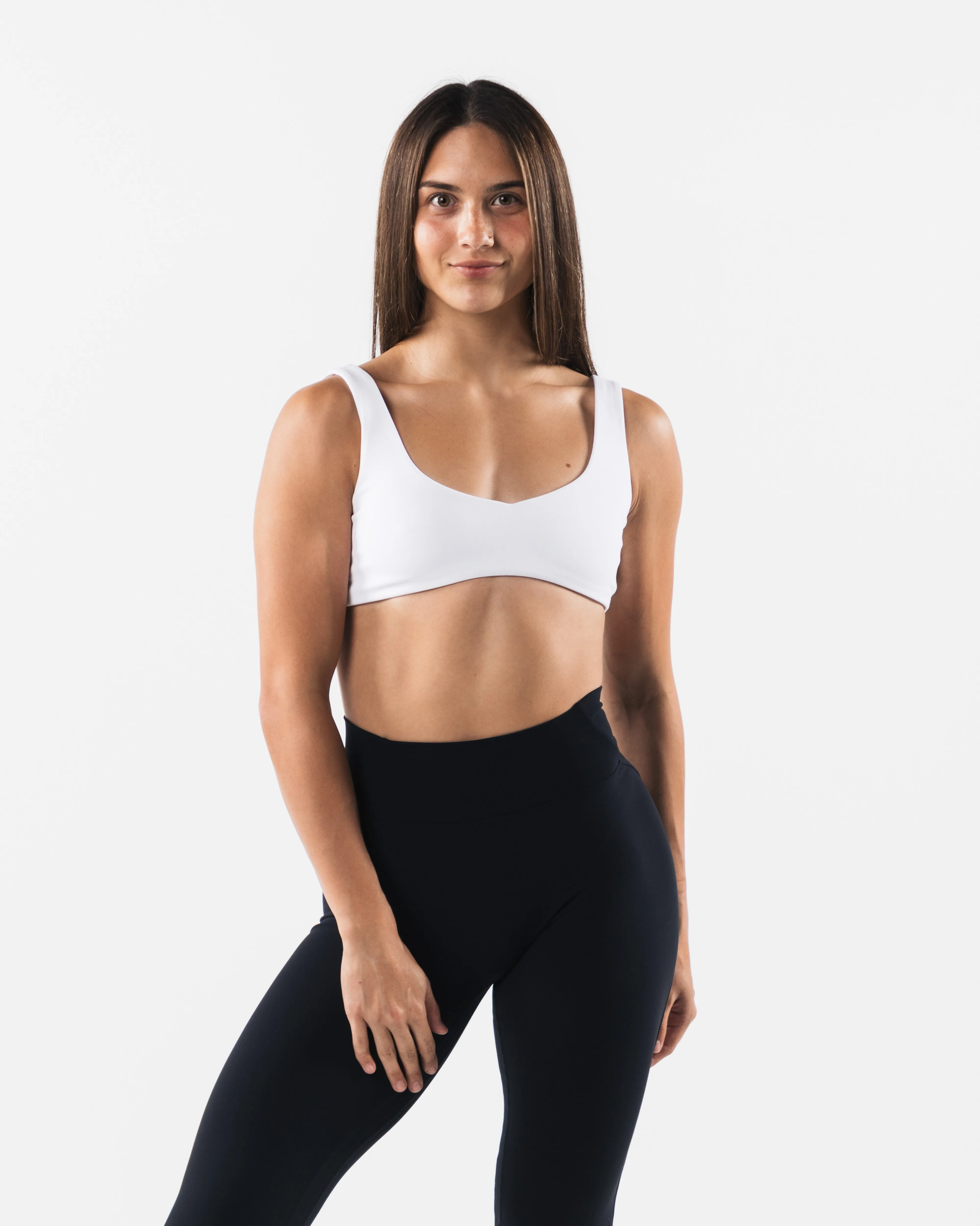 Aura Sculpt Bra - White sold by Alphalete