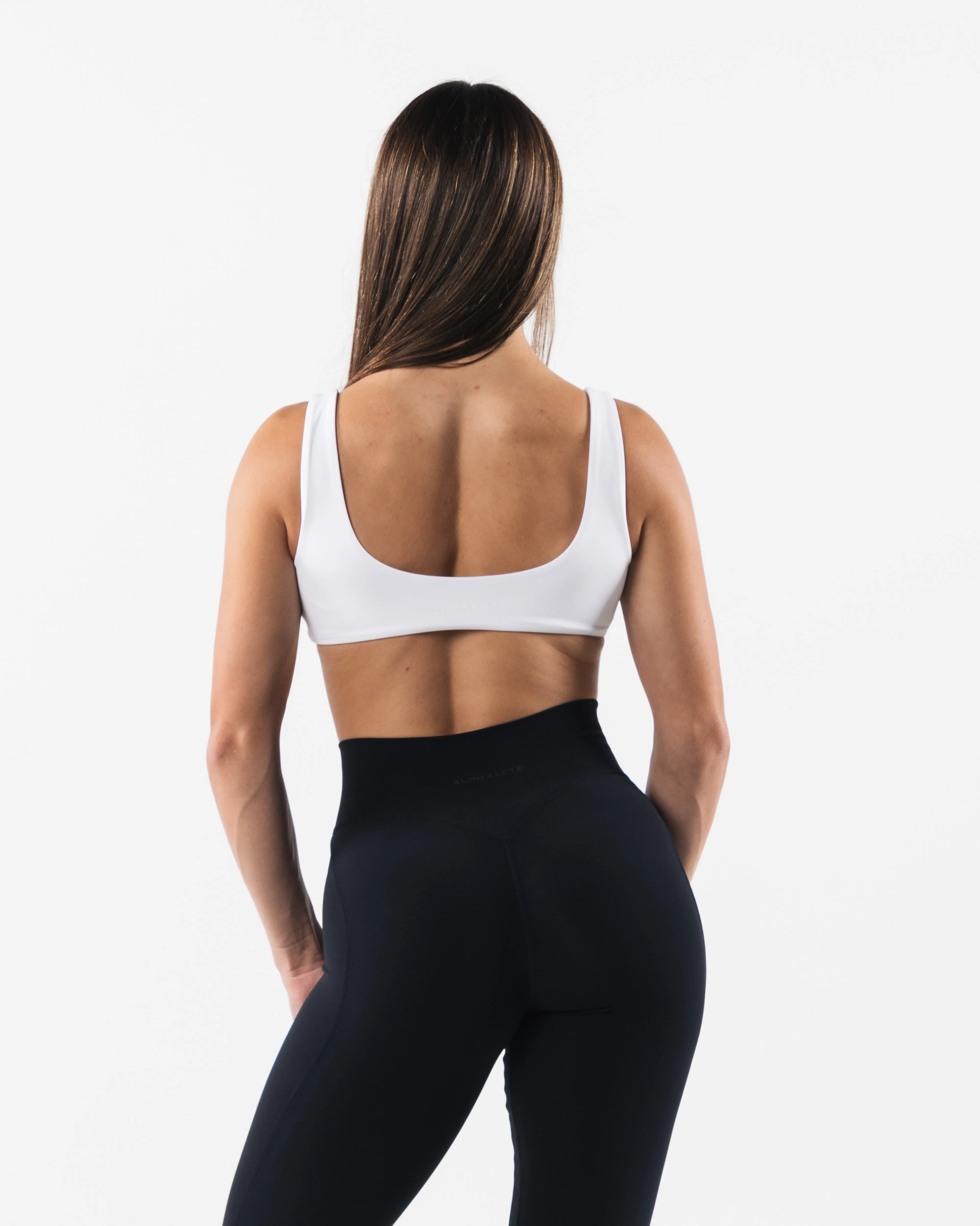 Aura Sculpt Bra - White sold by Alphalete product image thumbnail 2