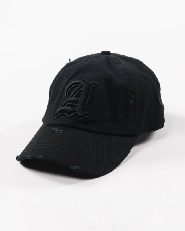 Hometown Vintage Cap - Black / Washed Black sold by Alphalete