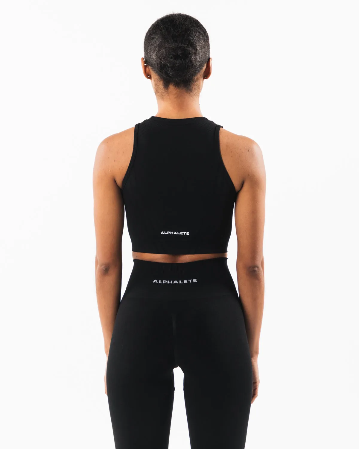 Stratus Crop Tank - Black sold by Alphalete product image thumbnail 4