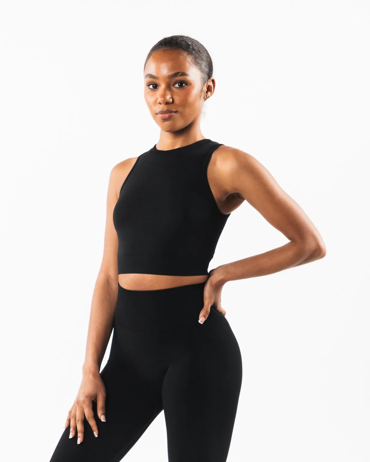Stratus Crop Tank - Black sold by Alphalete product image thumbnail 3