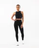 Stratus Crop Tank - Black sold by Alphalete