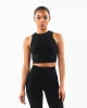 Stratus Crop Tank - Black sold by Alphalete
