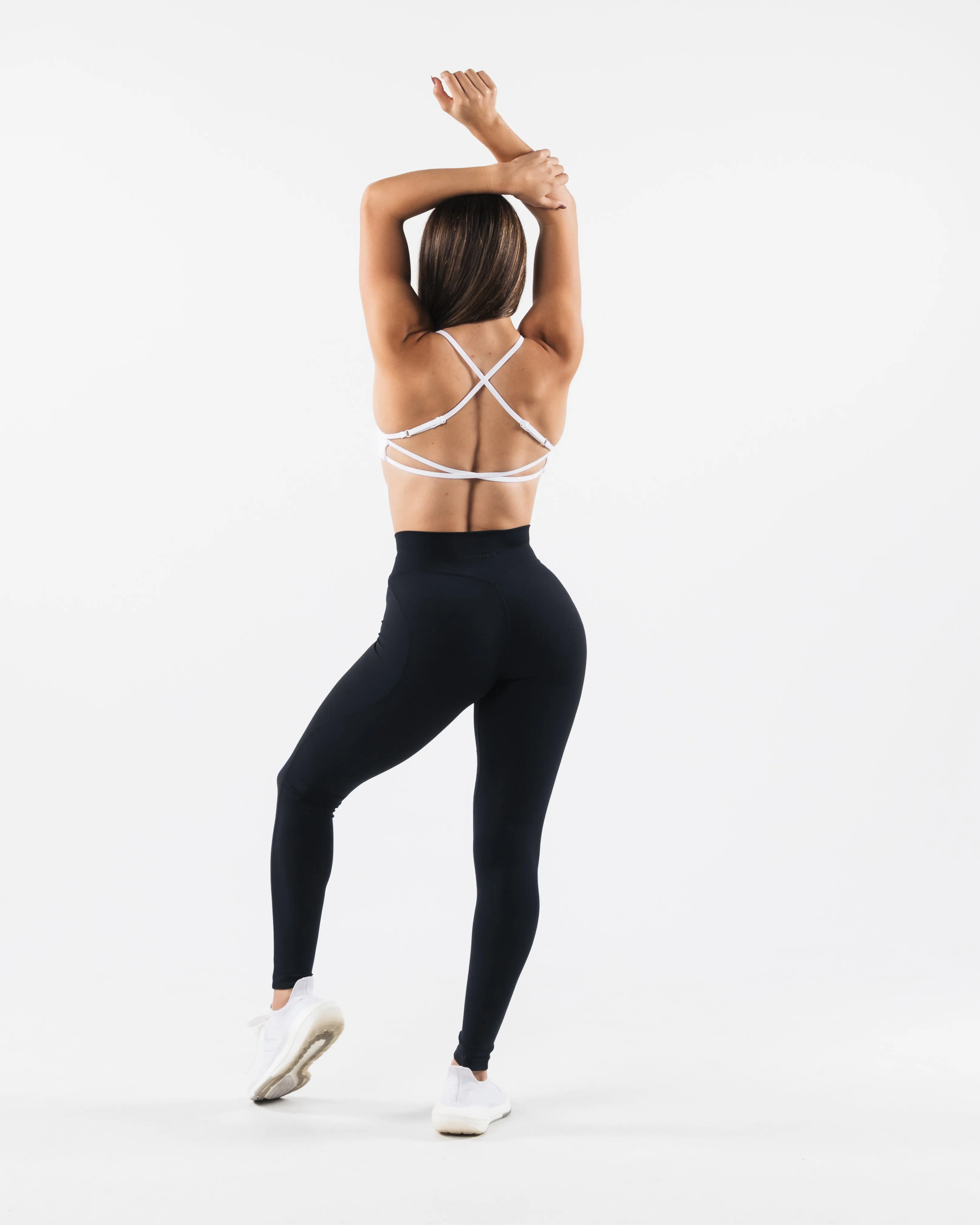 Aura Strappy Bra - White sold by Alphalete product image thumbnail 3