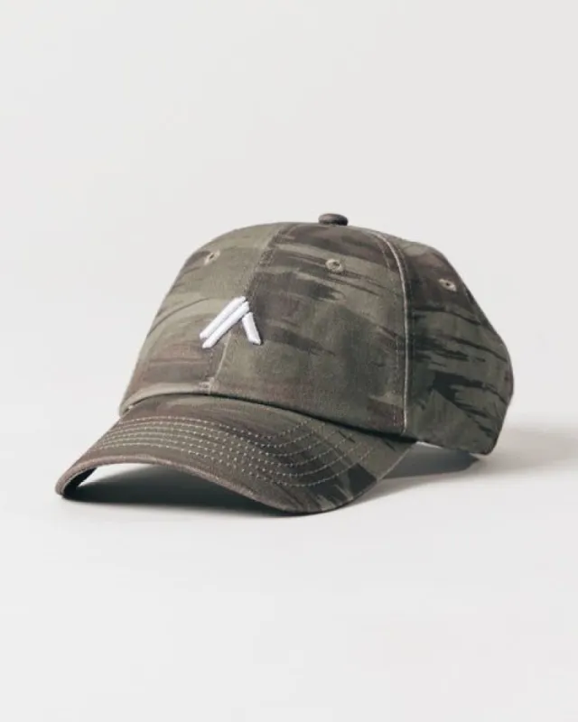 Dad Hat - Olive Camo sold by Alphalete