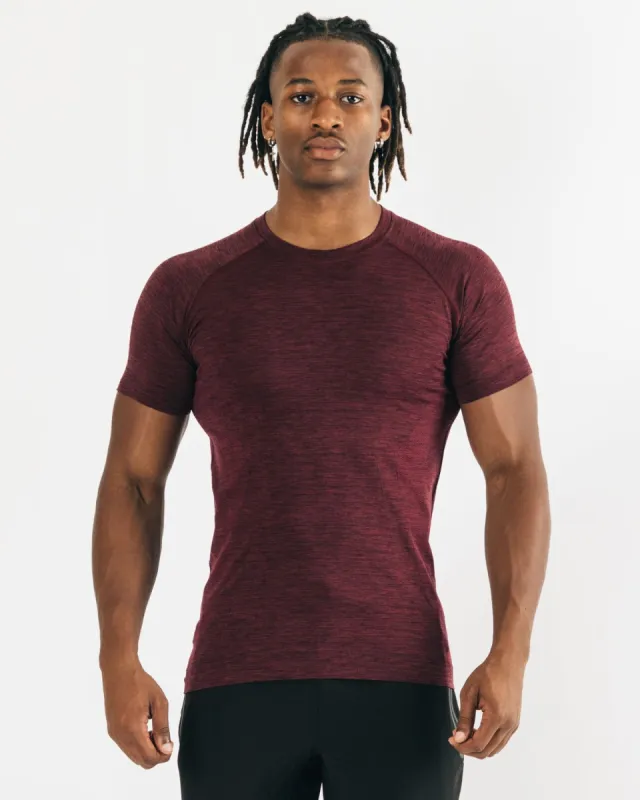 Hero Tee - Black Cherry sold by Alphalete