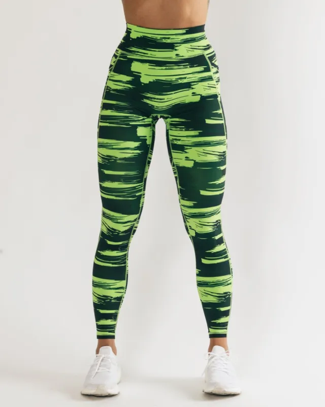 Surface Pocket Legging - Volt Canvas Camo sold by Alphalete