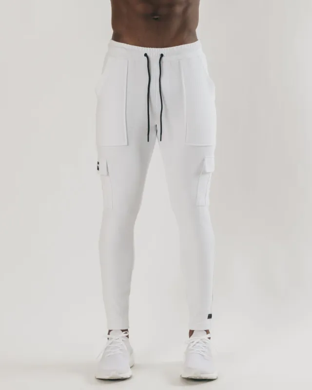 Identity Cargo - White sold by Alphalete