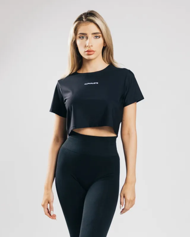 Signature Mesh Crop - Black sold by Alphalete