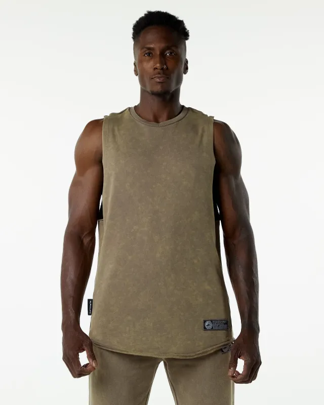 Very Terry Cutoff - Smokey Quartz made by Alphalete