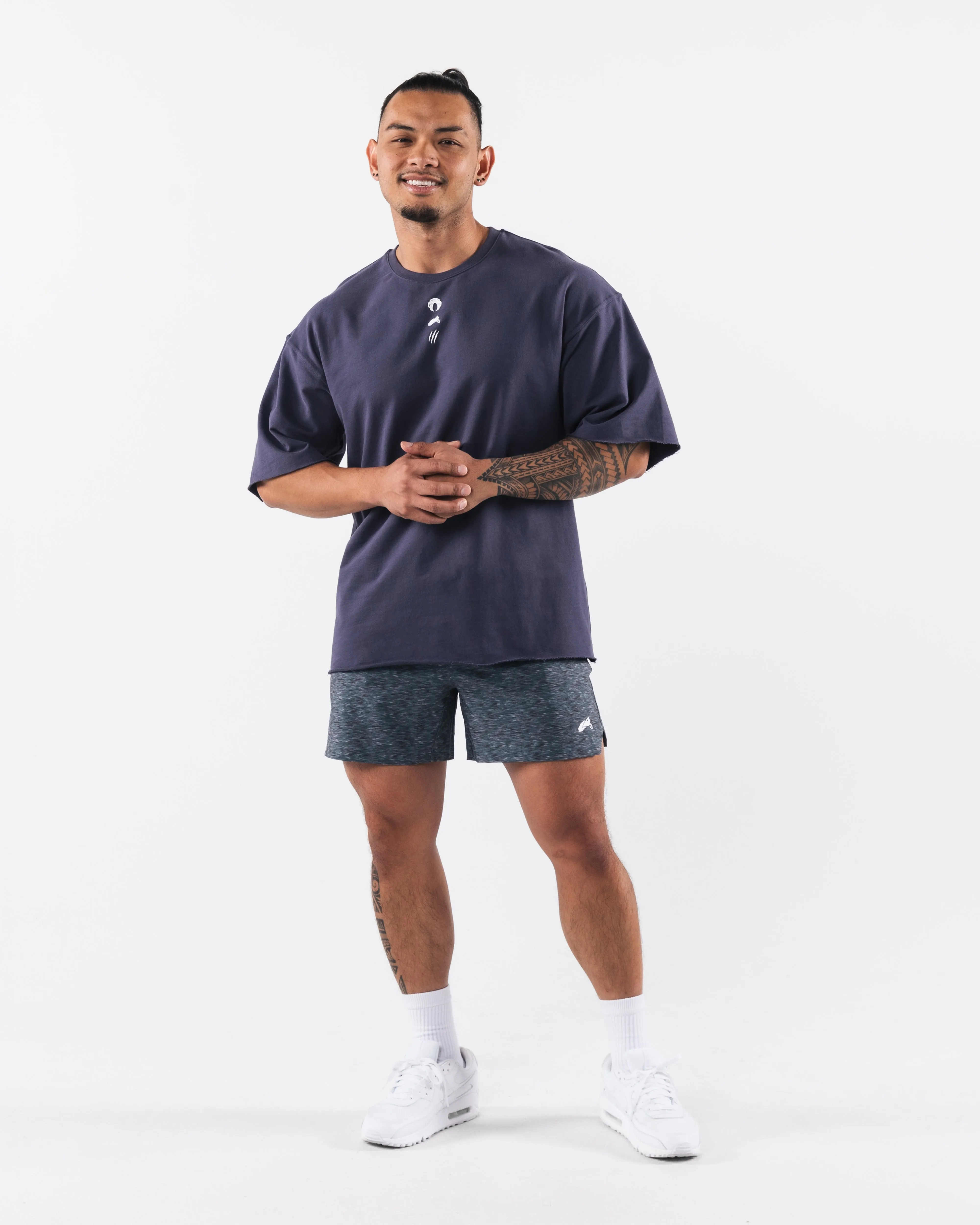 Three Pillar Terry Tee - Muted Purple sold by Alphalete product image thumbnail 2