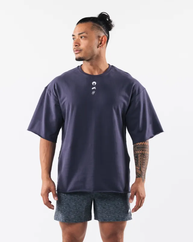 Three Pillar Terry Tee - Muted Purple sold by Alphalete