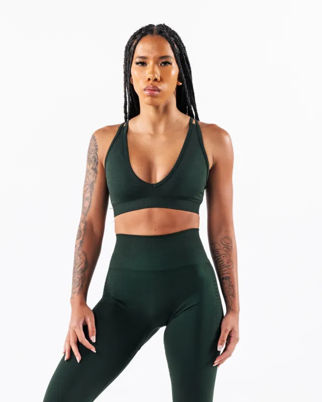 Amplify Deep V Bra - Central Park sold by Alphalete