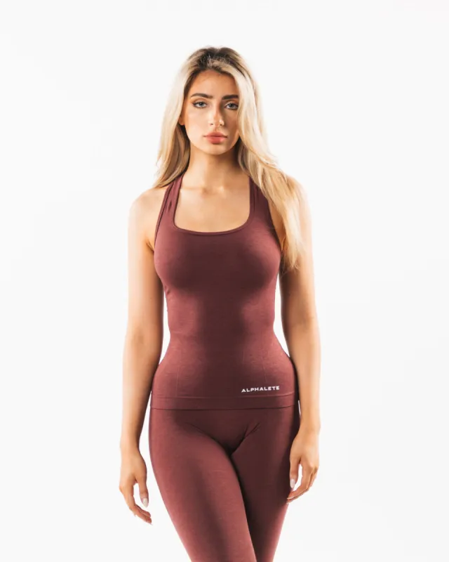 Seamless Racerback Tank - Dusty Rose sold by Alphalete