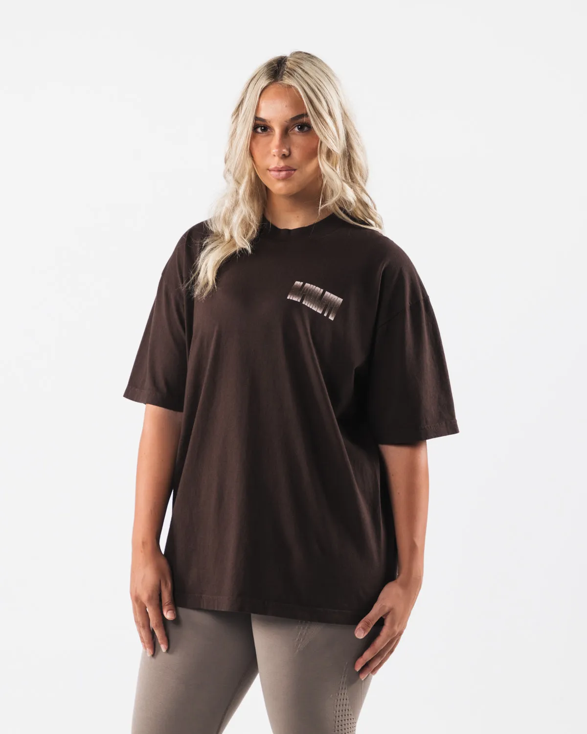 Cryptic Tee - Chocolate sold by Alphalete product image thumbnail 3