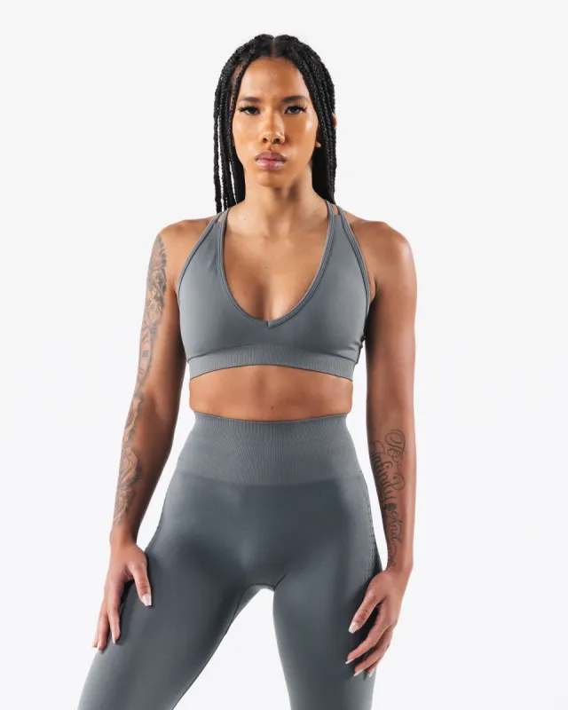 Amplify Deep V Bra - Skyscraper sold by Alphalete