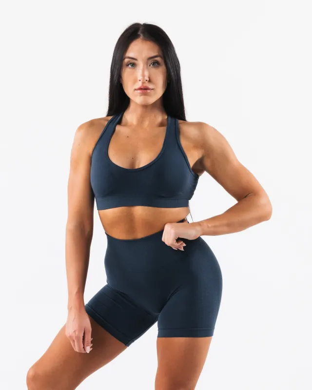 Amplify Contour Bra - Trusted Blue sold by Alphalete
