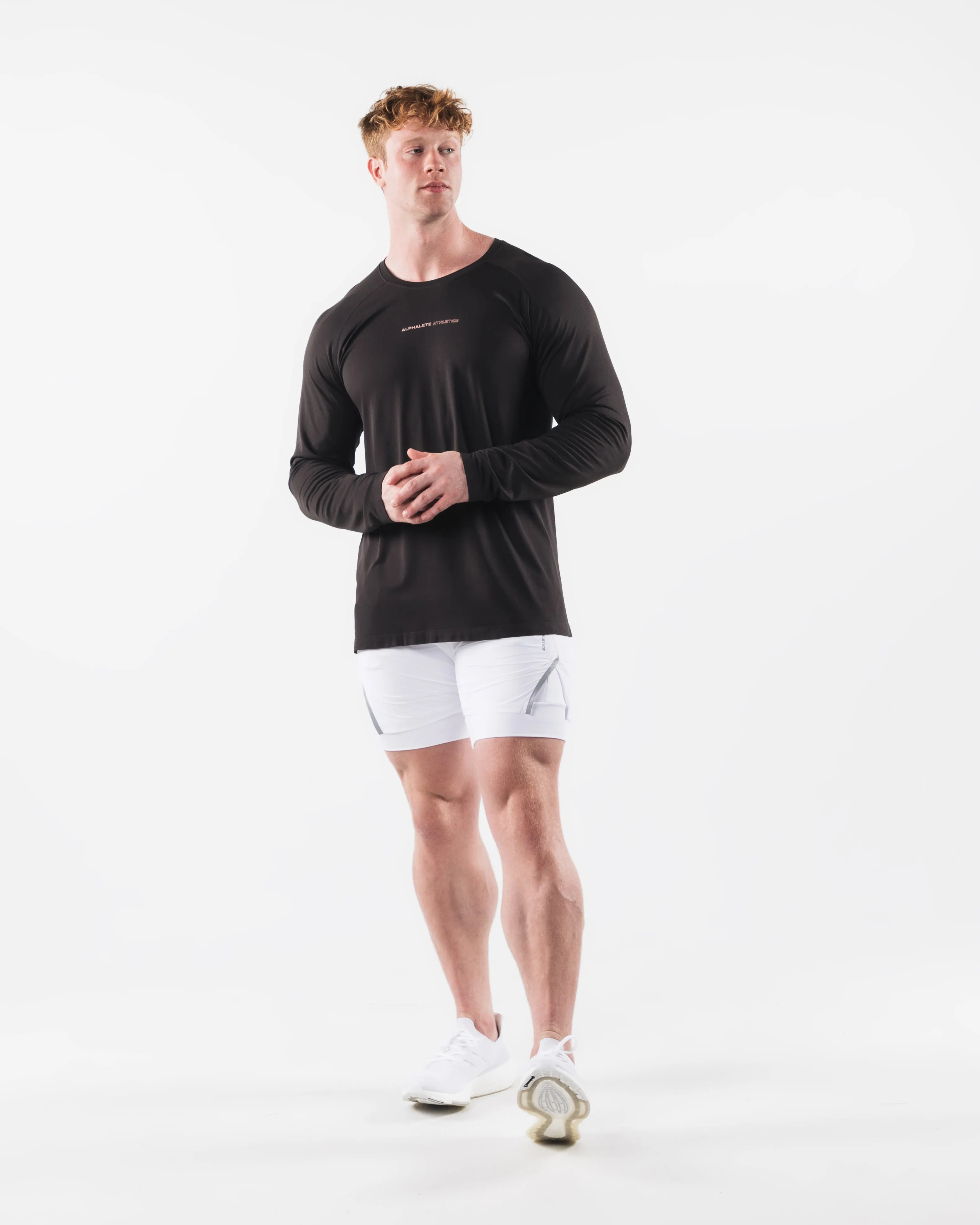 AA Airtech LS Tee - Pebble sold by Alphalete product image thumbnail 2
