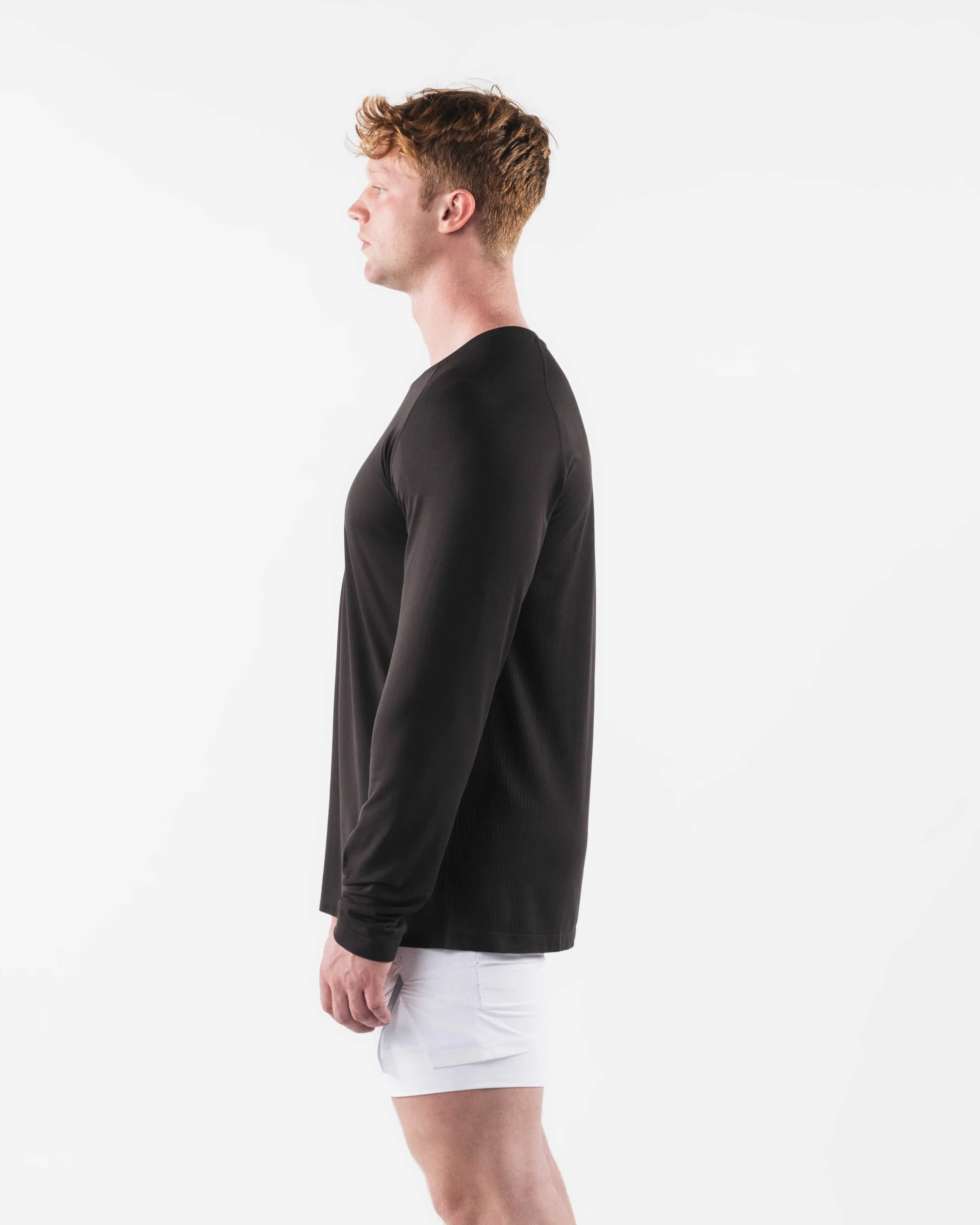 AA Airtech LS Tee - Pebble sold by Alphalete product image thumbnail 3
