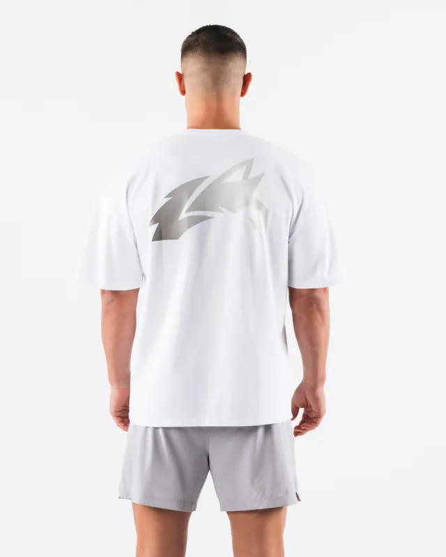 Breathe More Tee - White sold by Alphalete