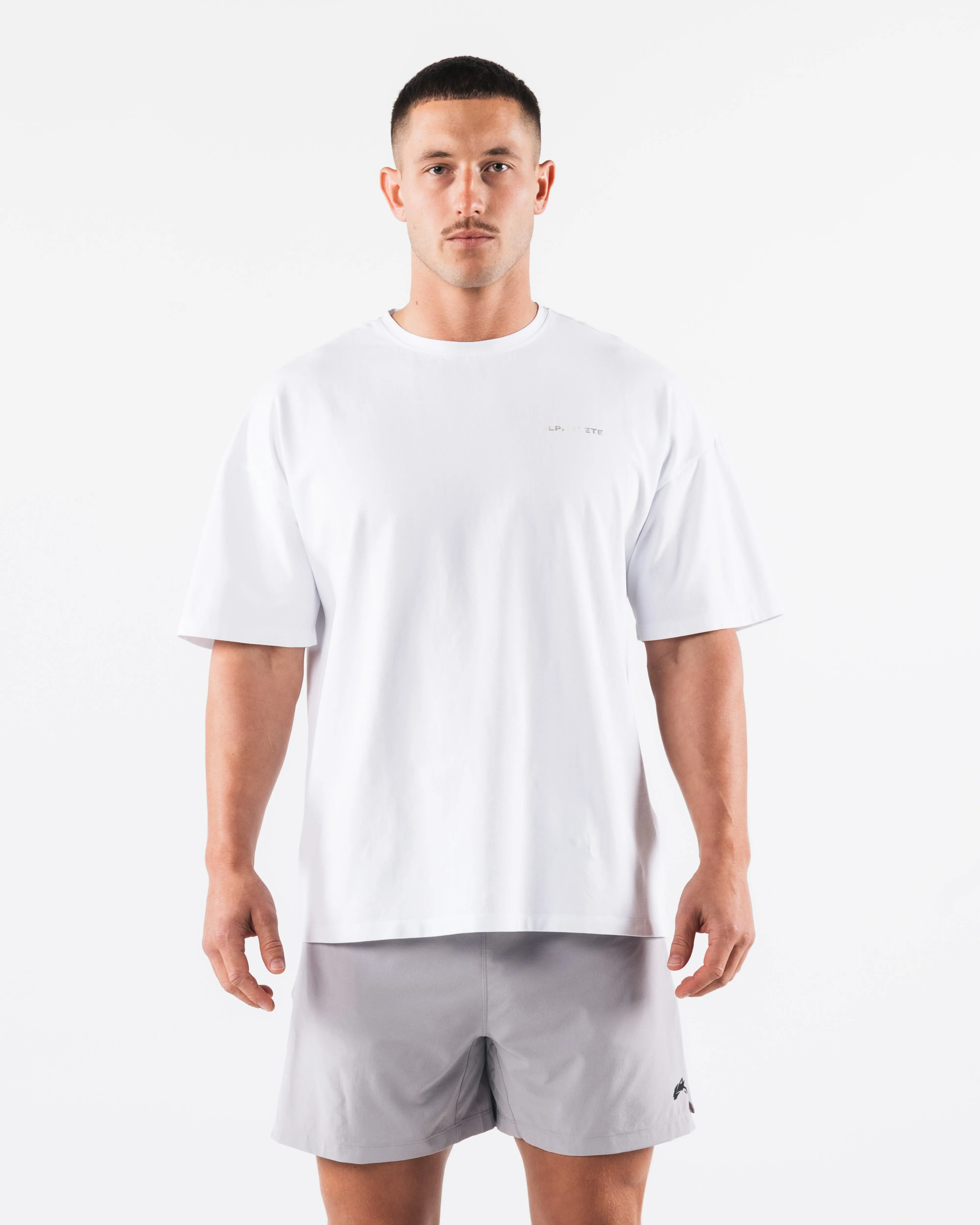 Breathe More Tee - White sold by Alphalete product image thumbnail 3