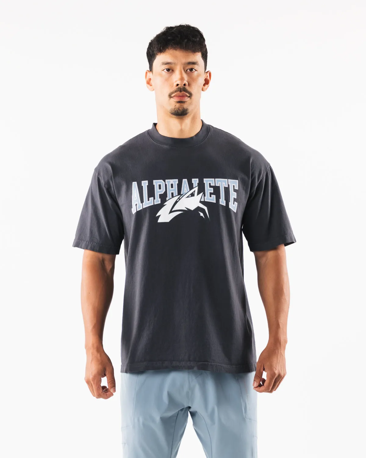 Wolf Head Tee - Dolphin Blue sold by Alphalete product image thumbnail 2