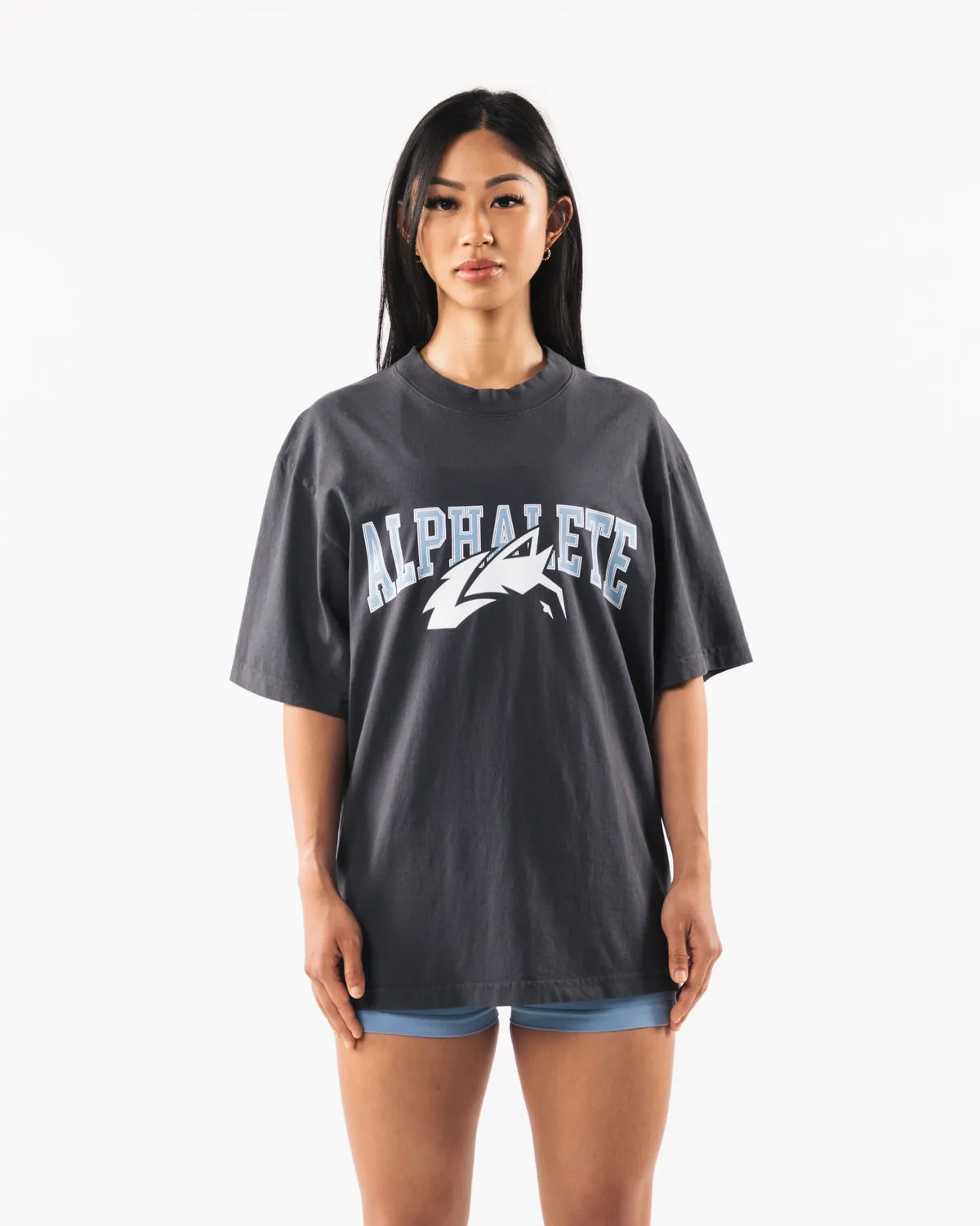 Wolf Head Tee - Dolphin Blue sold by Alphalete product image thumbnail 3