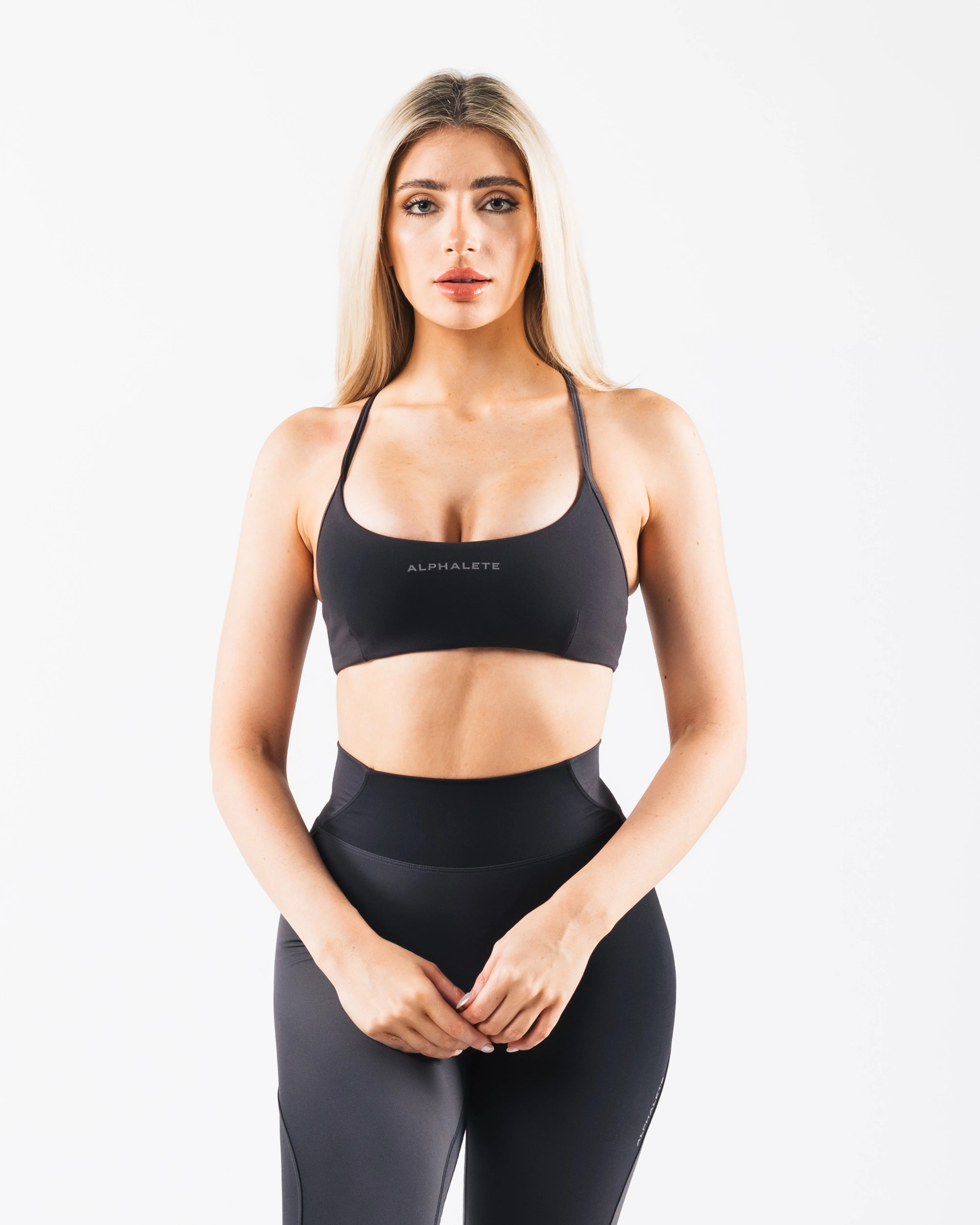 Aura 3 Strap Bra - Aura Storm Print sold by Alphalete