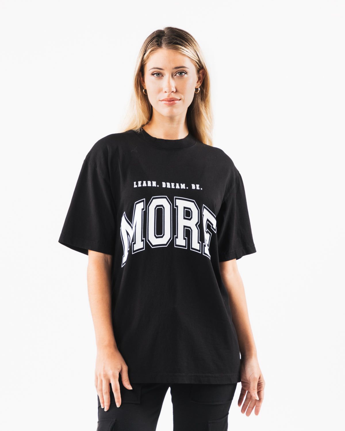 LDB More Tee - Black / White sold by Alphalete product image thumbnail 3