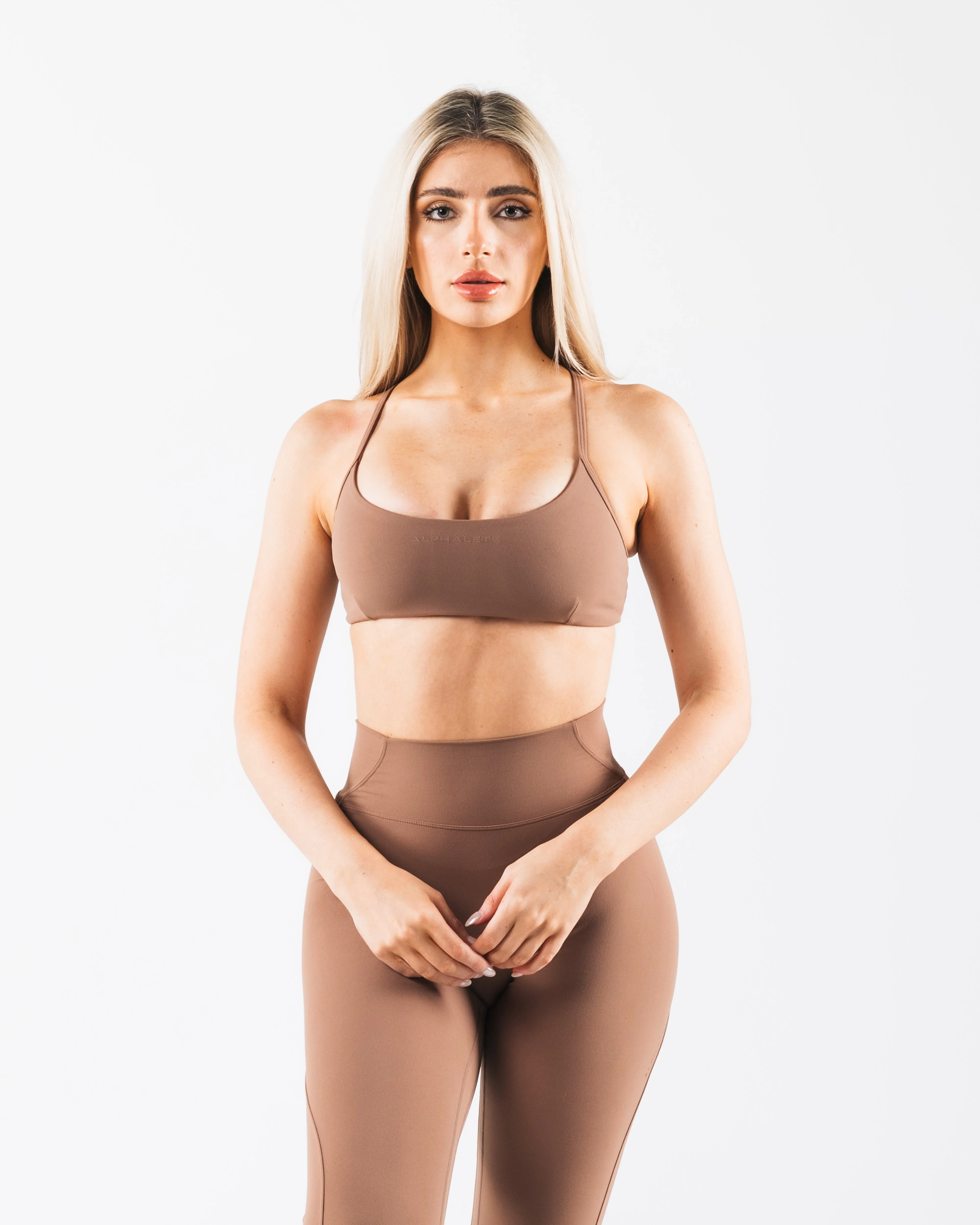 Aura 3 Strap Bra - Oak sold by Alphalete