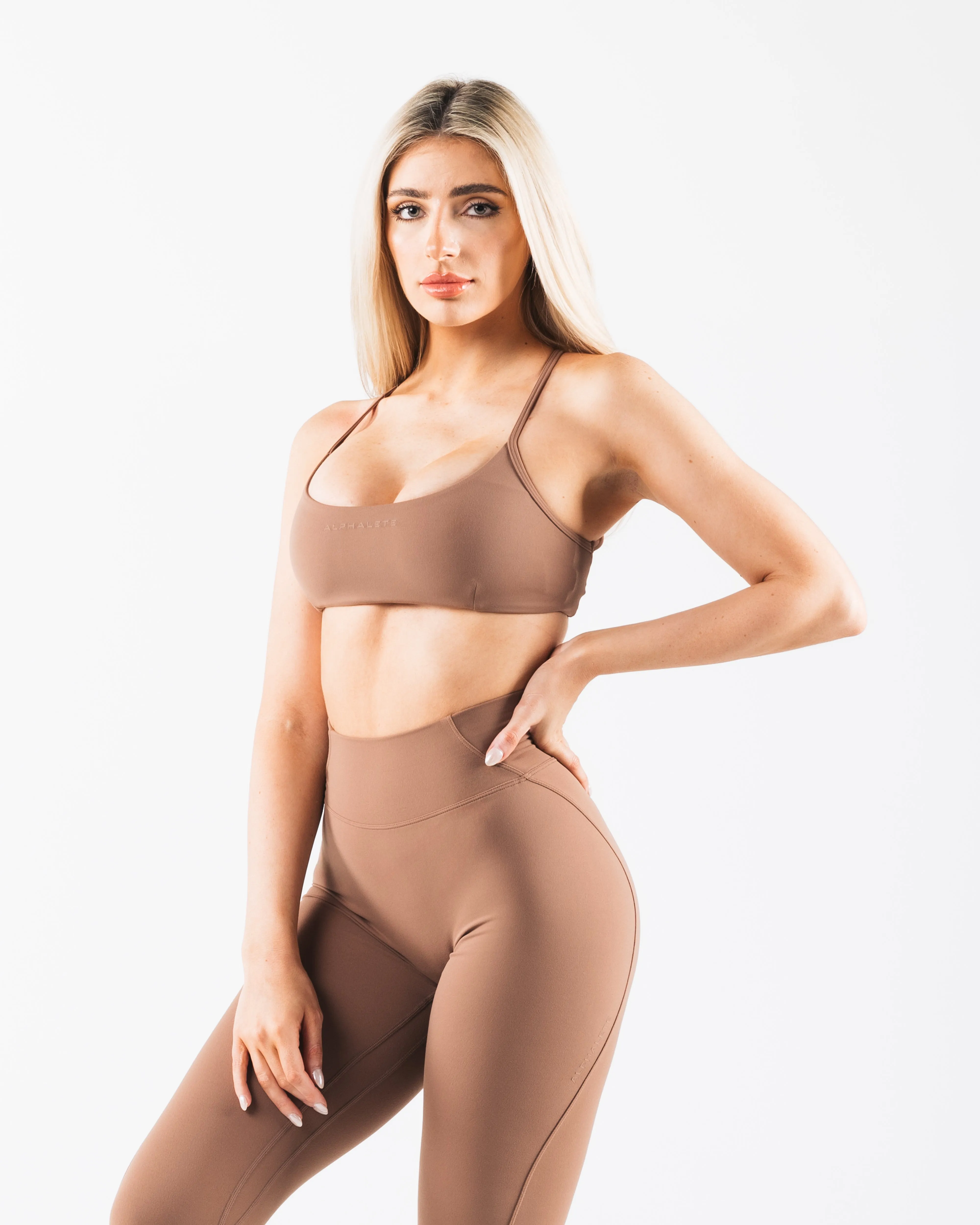 Aura 3 Strap Bra - Oak sold by Alphalete product image thumbnail 4