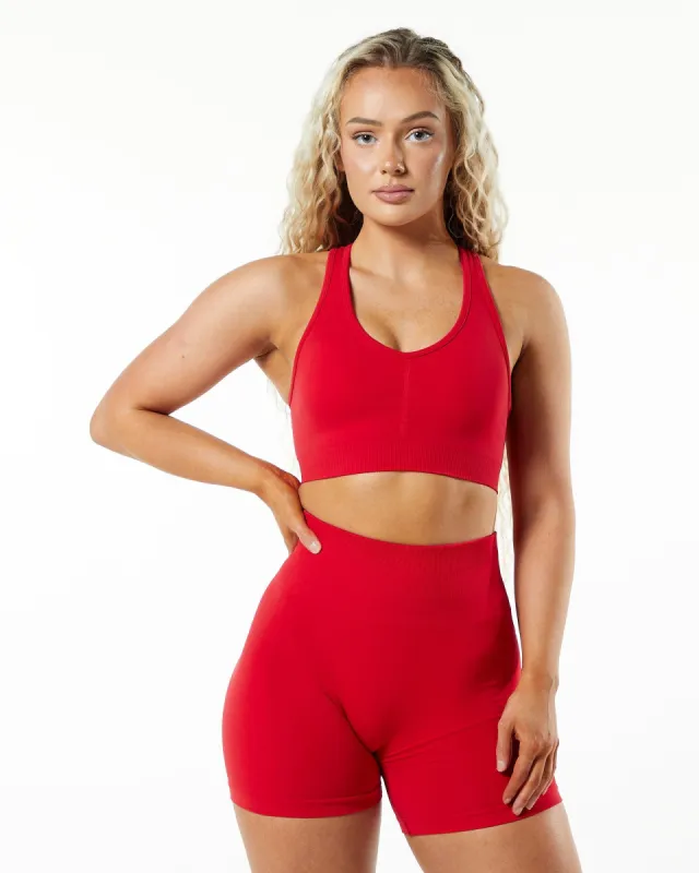 Amplify Bra - Formula Red sold by Alphalete