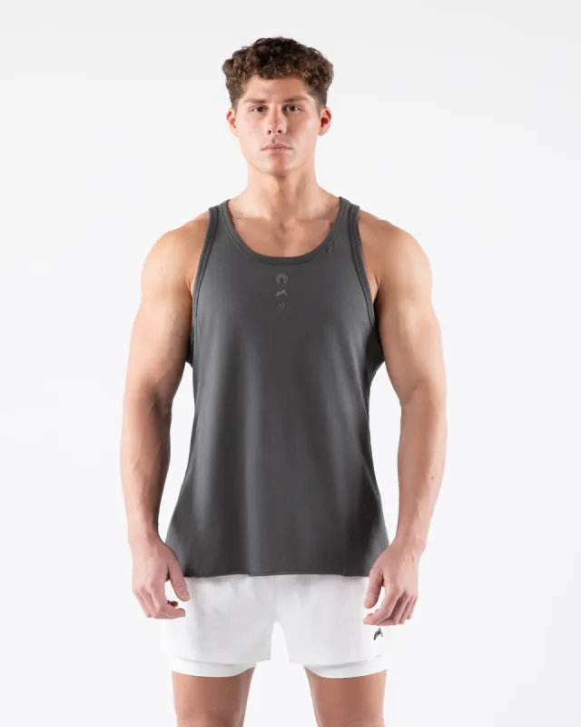 Three Pillar Tank - Pewter sold by Alphalete