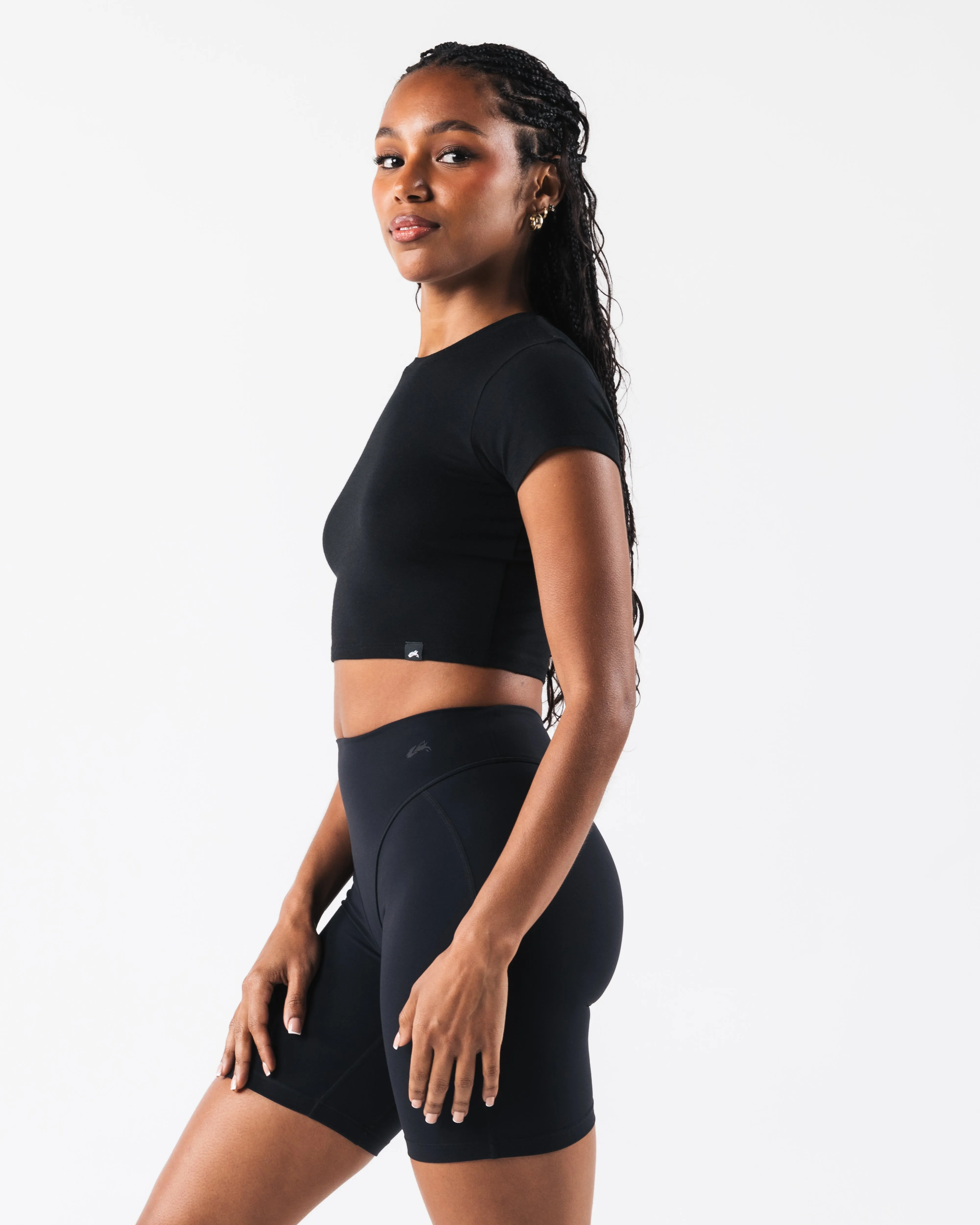 OT Crop Tee - Black sold by Alphalete product image thumbnail 5