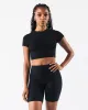 OT Crop Tee - Black sold by Alphalete