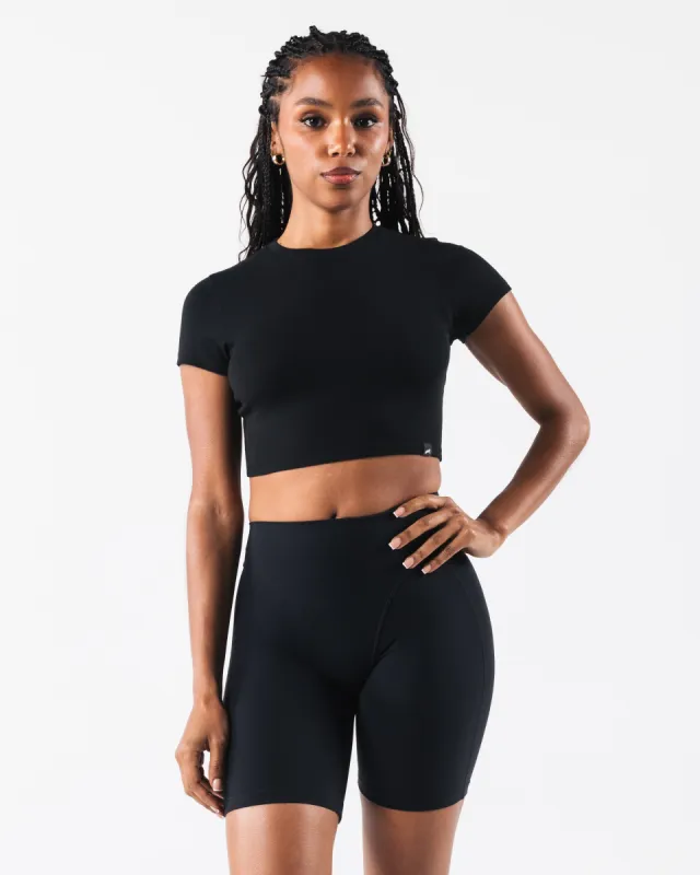 OT Crop Tee - Black sold by Alphalete
