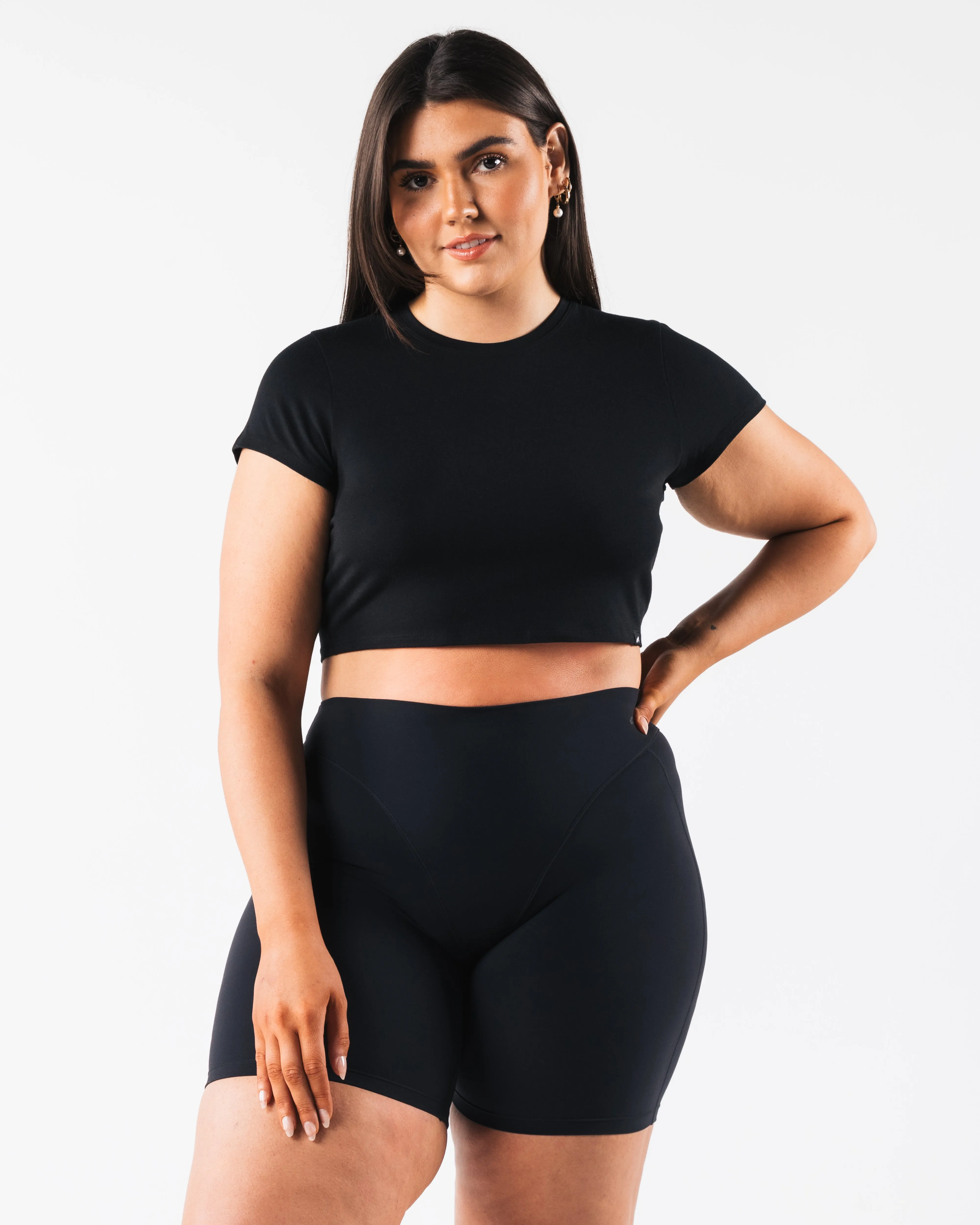 OT Crop Tee - Black sold by Alphalete product image thumbnail 4